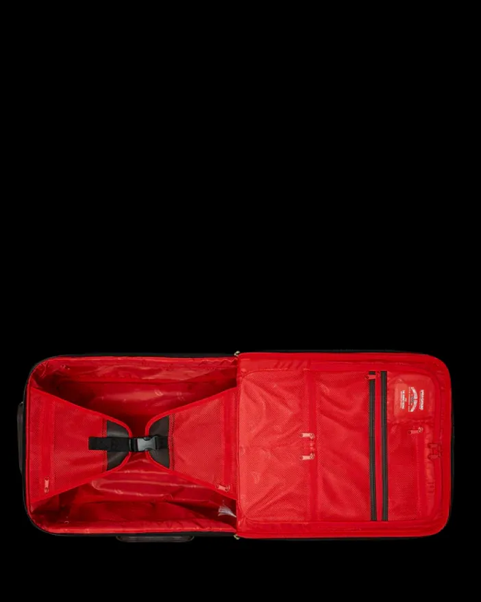 EXTERIOR GOLD ZIP POCKET SHARKS IN PARIS JETSETTER CARRY-ON LUGGAGE>SPRAYGROUND Sale