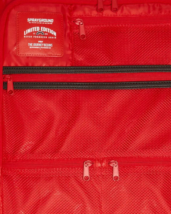 EXTERIOR GOLD ZIP POCKET SHARKS IN PARIS JETSETTER CARRY-ON LUGGAGE>SPRAYGROUND Sale