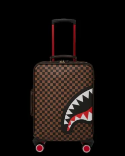EXTERIOR GOLD ZIP POCKET SHARKS IN PARIS JETSETTER CARRY-ON LUGGAGE>SPRAYGROUND Sale