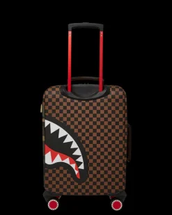 EXTERIOR GOLD ZIP POCKET SHARKS IN PARIS JETSETTER CARRY-ON LUGGAGE><noscript><img width=