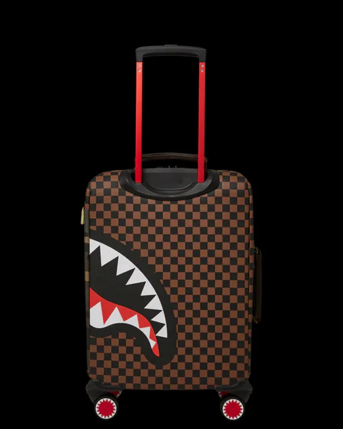 EXTERIOR GOLD ZIP POCKET SHARKS IN PARIS JETSETTER CARRY-ON LUGGAGE>SPRAYGROUND Sale