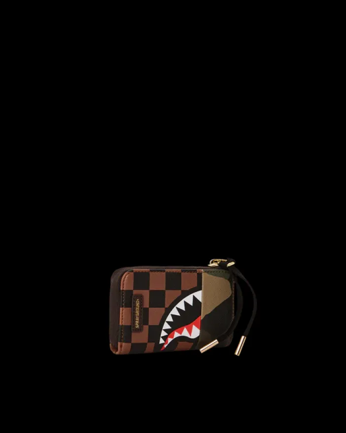 EXTERIOR GOLD ZIP POCKET SHARKS IN PARIS WALLET>SPRAYGROUND Sale
