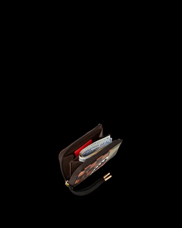EXTERIOR GOLD ZIP POCKET SHARKS IN PARIS WALLET>SPRAYGROUND Sale