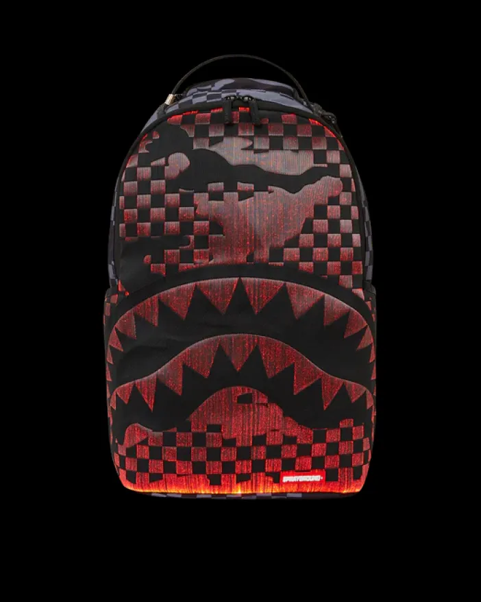 FIBER OPTICS 3AM THE PARTY NEVER STOPS BACKPACK>SPRAYGROUND New