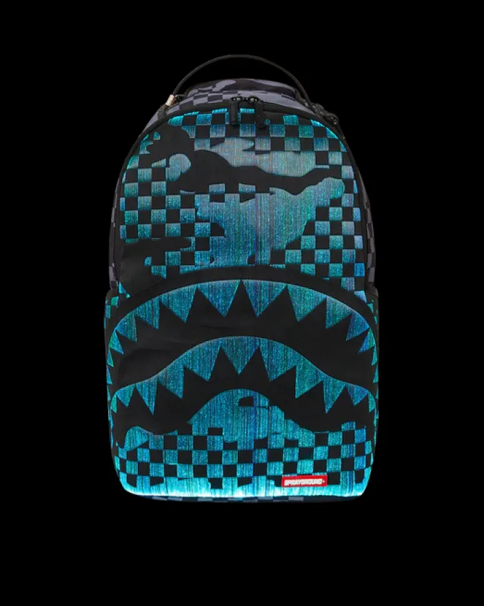 FIBER OPTICS 3AM THE PARTY NEVER STOPS BACKPACK>SPRAYGROUND New