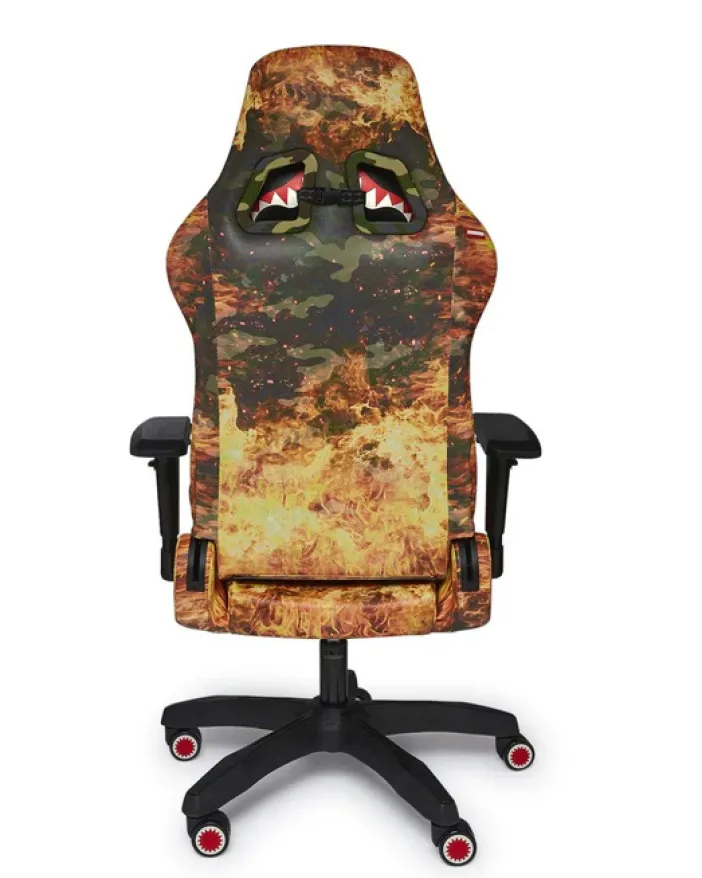 FIRE CAMO GAMING CHAIR - SUPER RARE>SPRAYGROUND Discount