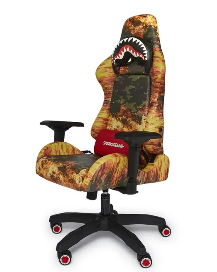 FIRE CAMO GAMING CHAIR - SUPER RARE>SPRAYGROUND Discount