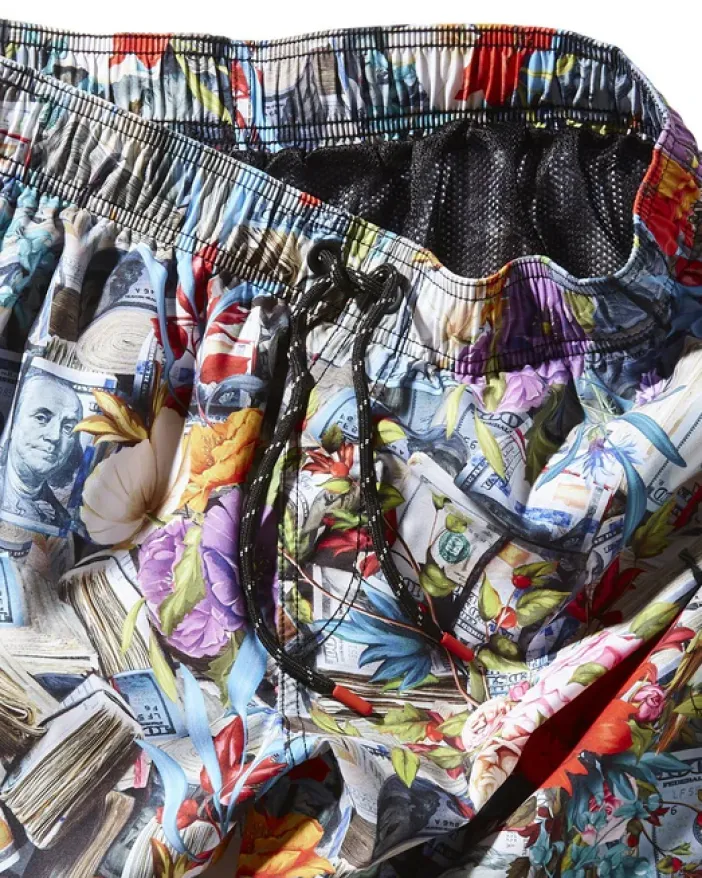 FLORAL MONEY SHOTO SWIM TRUNKS>SPRAYGROUND