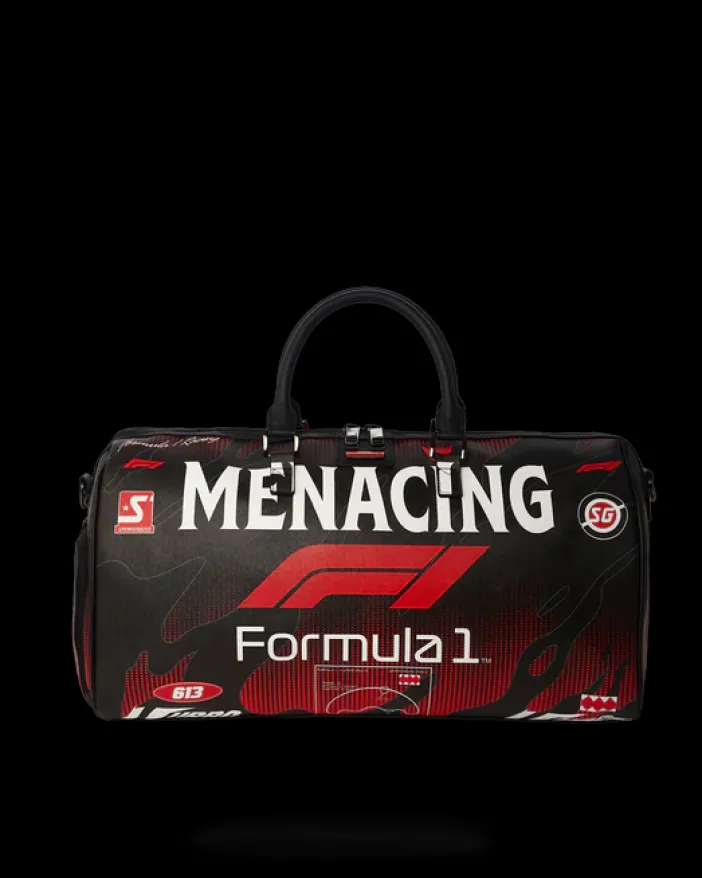 FORMULA 1 MENACING DUFFLE>SPRAYGROUND