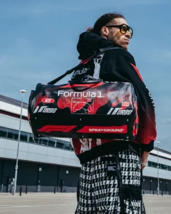 FORMULA 1 MENACING DUFFLE>SPRAYGROUND