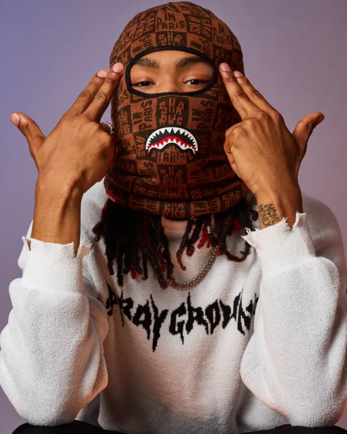 FRENZY SHARK SKI MASK>SPRAYGROUND Outlet