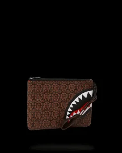 FRENZY SHARKS CROSSOVER CLUTCH>SPRAYGROUND Discount