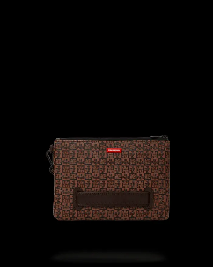 FRENZY SHARKS CROSSOVER CLUTCH>SPRAYGROUND Discount