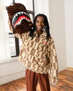 FURRR SHARKS IN PARIS BACKPACK (DLXV)><noscript><img width=