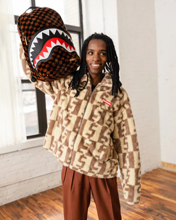 FURRR SHARKS IN PARIS BACKPACK (DLXV)>SPRAYGROUND