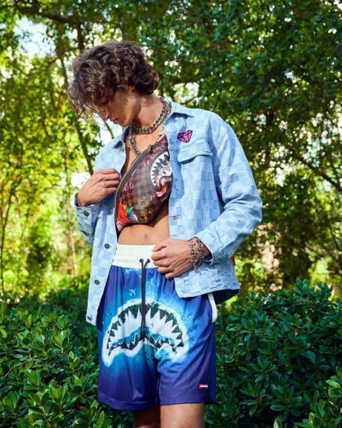 GARDEN OF SHARKS SAVVY CROSSBODY>SPRAYGROUND Discount