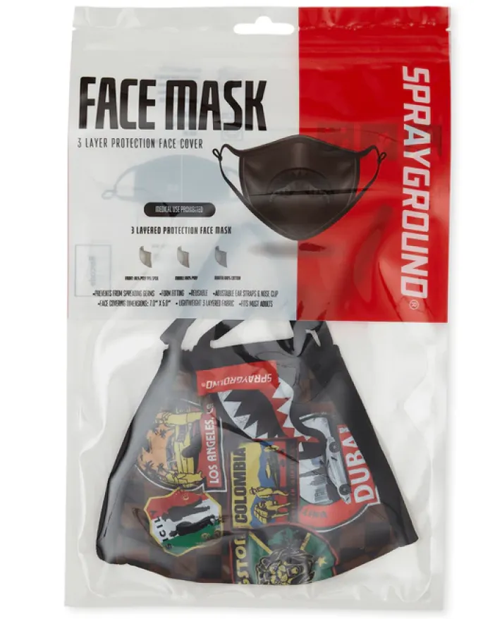 GLOBAL MOGUL FACE MASK>SPRAYGROUND Hot