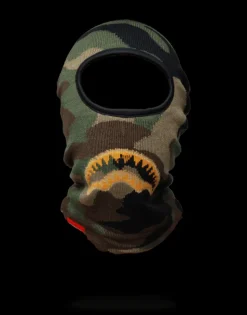 GOLD KNIT SHARK MOUTH SKI MASK>SPRAYGROUND Discount