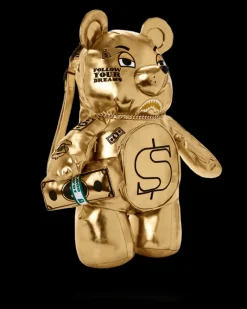 GOLD RUSH MONEYBEAR TEDDYBEAR BACKPACK><noscript><img width=