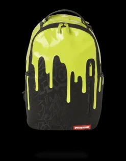 GREEN NEON DRIP BACKPACK (ONE OF ONE)>SPRAYGROUND Clearance