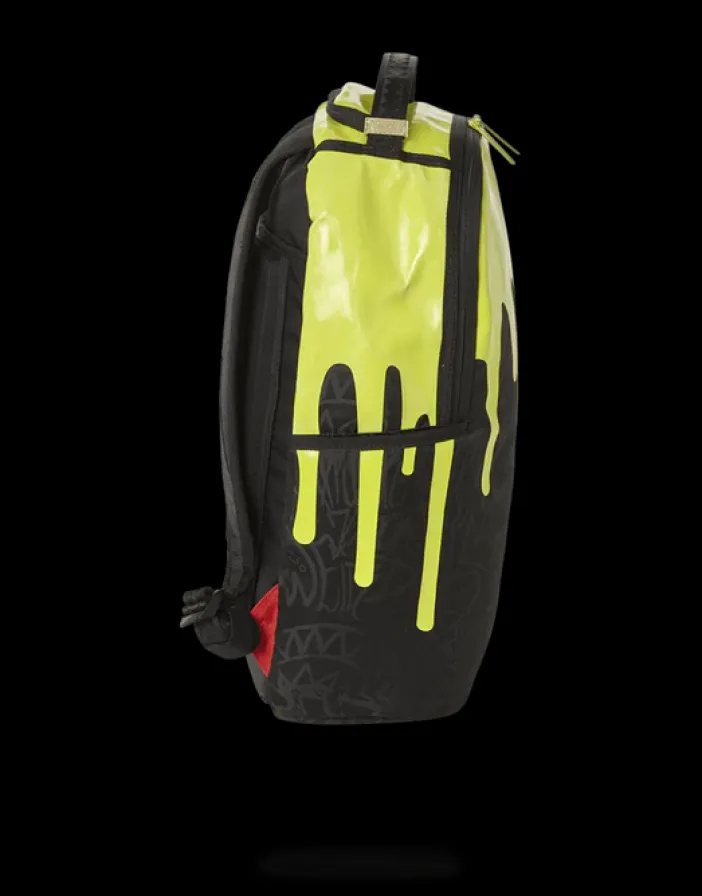 GREEN NEON DRIP BACKPACK (ONE OF ONE)>SPRAYGROUND Clearance