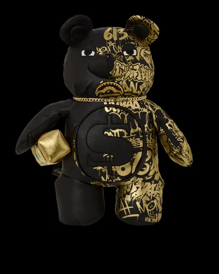 HALF GRAFF GLIDE MONEYBEAR TEDDYBEAR BACKPACK>SPRAYGROUND Hot