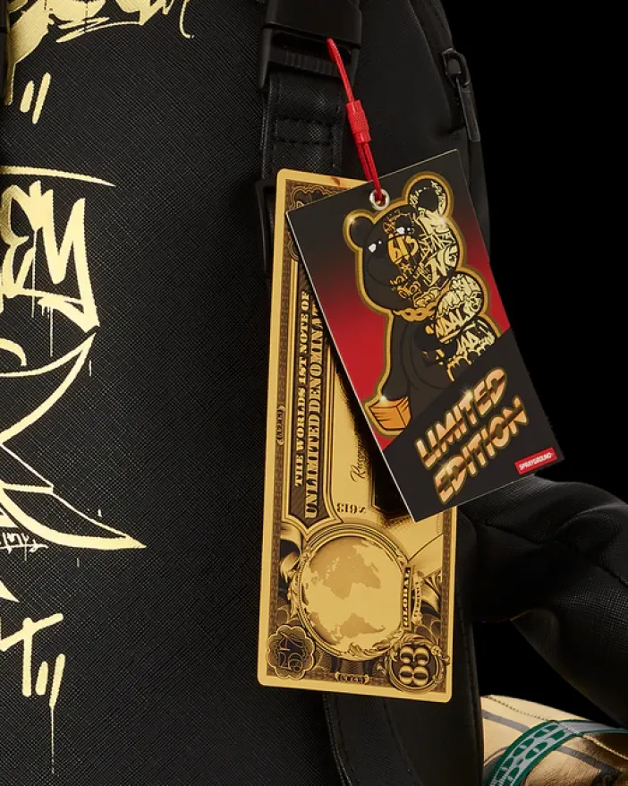 HALF GRAFF GLIDE MONEYBEAR TEDDYBEAR BACKPACK>SPRAYGROUND Hot
