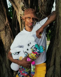 HALF GRAFF MONEYBEAR TEDDYBEAR BACKPACK>SPRAYGROUND