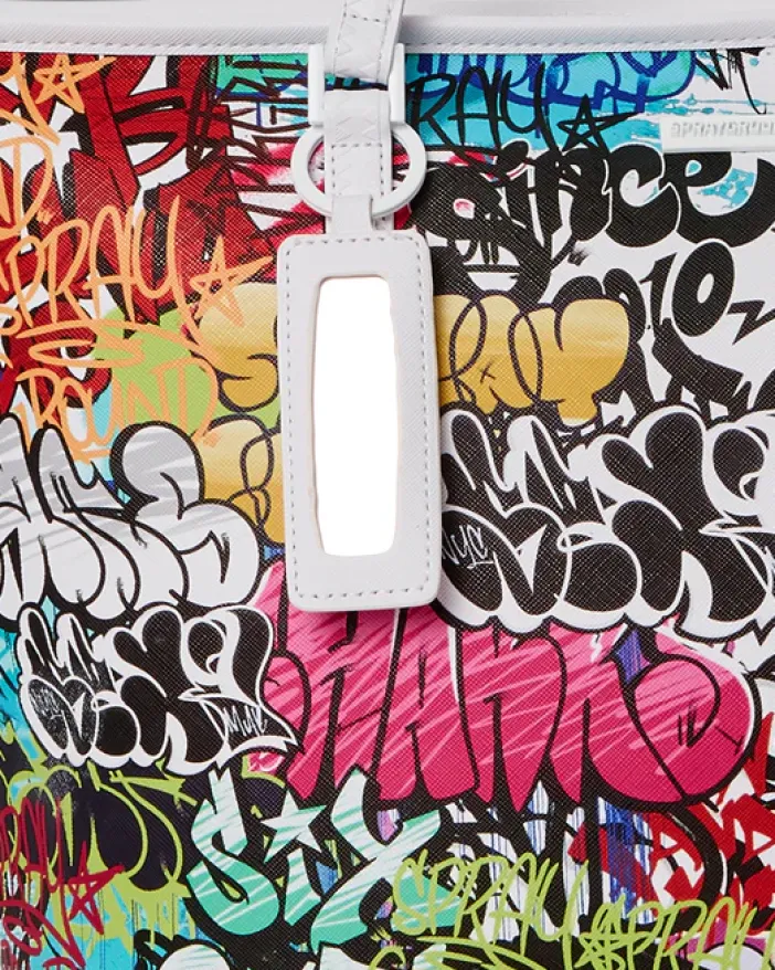 HALF GRAFF TOTE>SPRAYGROUND Clearance