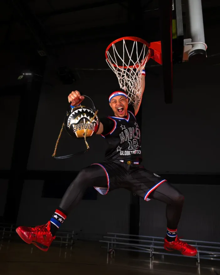 HARLEM GLOBETROTTERS BASKETBALL BAG>SPRAYGROUND Hot