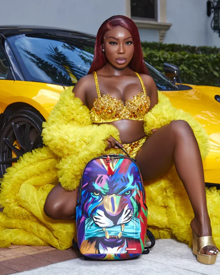 HEAR MY ROAR A.i.6 SANDFLOWER COLLAB BACKPACK (DLXV)>SPRAYGROUND Discount