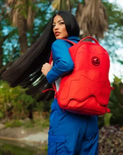 HEAVY METAL SHARK RED BACKPACK (DLXV)><noscript><img width=