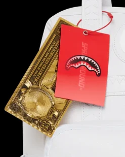HEAVY METAL SHARK WHITE OUT BIZ TOP OPENER BACKPACK><noscript><img width=