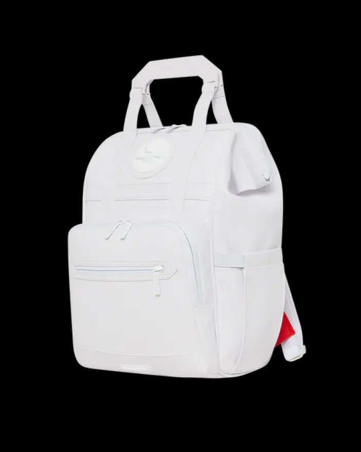 HEAVY METAL SHARK WHITE OUT BIZ TOP OPENER BACKPACK>SPRAYGROUND Outlet