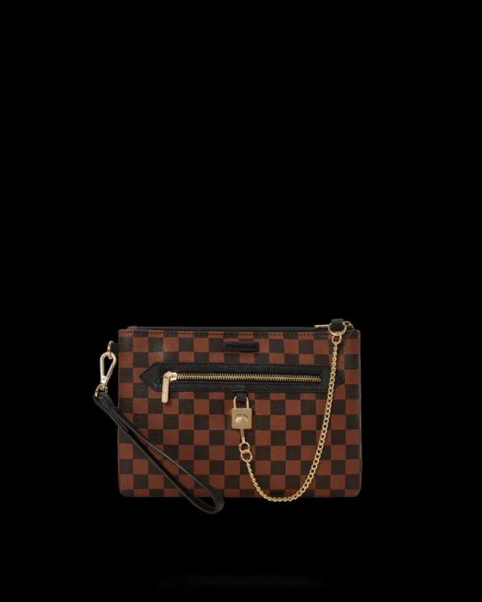 HENNY LOCK SHARKS IN PARIS CROSSOVER CLUTCH>SPRAYGROUND