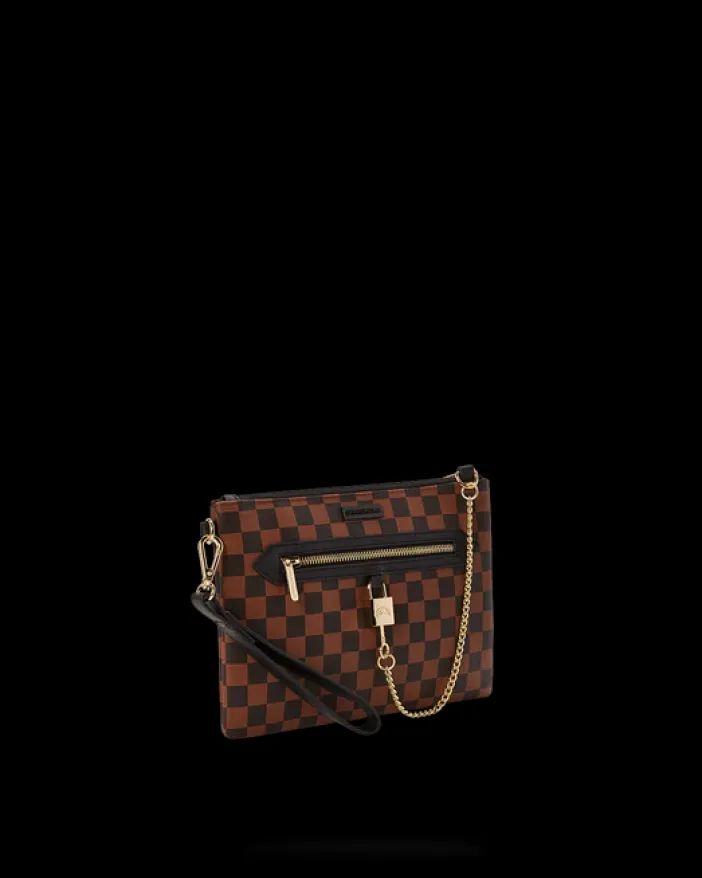 HENNY LOCK SHARKS IN PARIS CROSSOVER CLUTCH>SPRAYGROUND