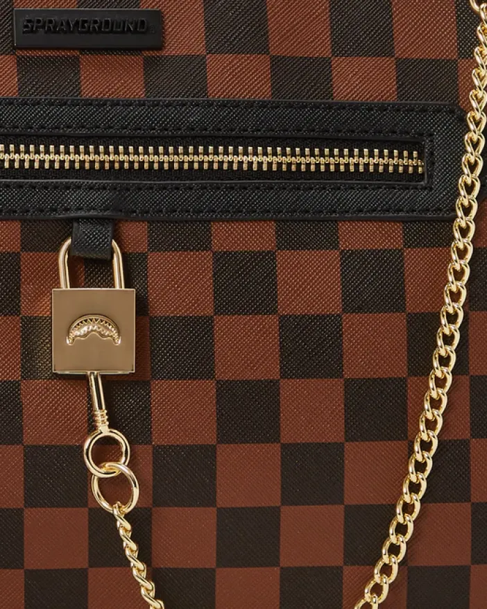 HENNY LOCK SHARKS IN PARIS CROSSOVER CLUTCH>SPRAYGROUND