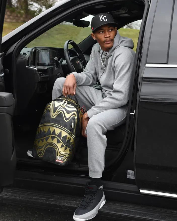 HONEYCOMB DEVONTA SMITH COLLAB BACKPACK>SPRAYGROUND Clearance