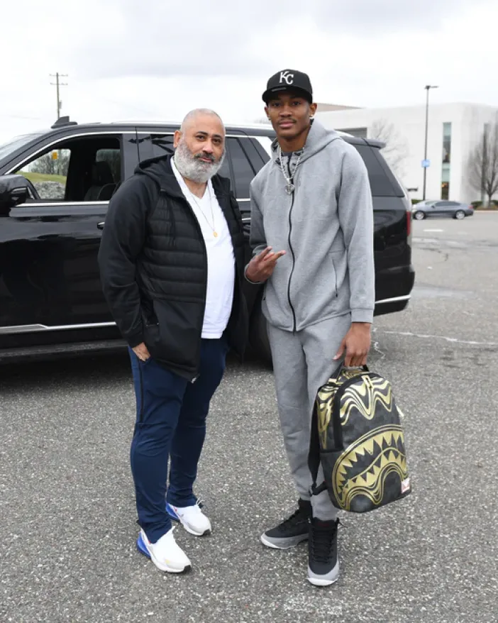HONEYCOMB DEVONTA SMITH COLLAB BACKPACK>SPRAYGROUND Clearance