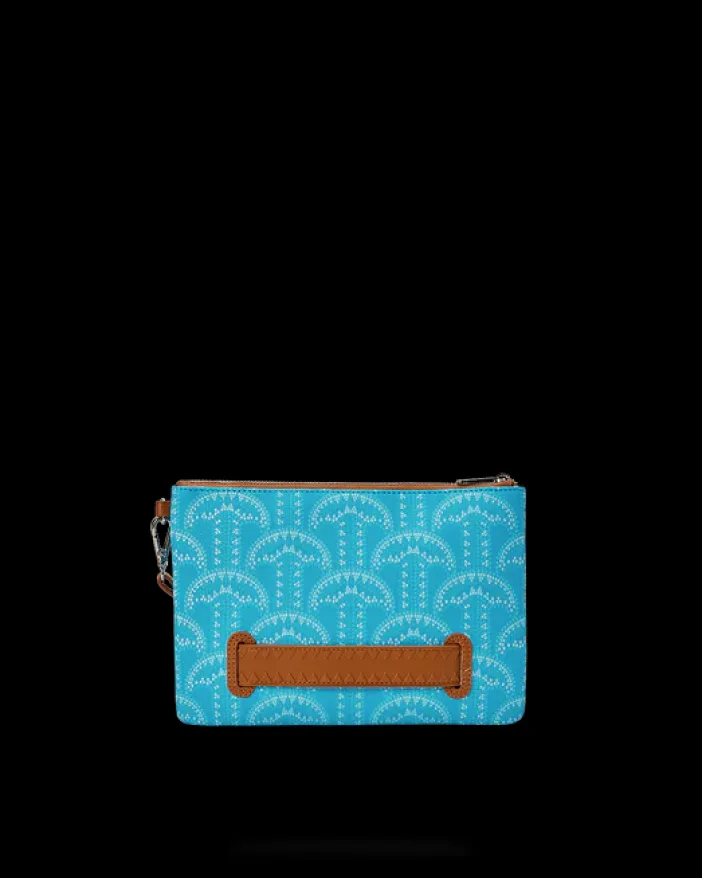 ILLUCHAINS TURQ CROSSOVER CLUTCH>SPRAYGROUND Best