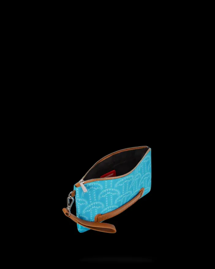 ILLUCHAINS TURQ CROSSOVER CLUTCH>SPRAYGROUND Best