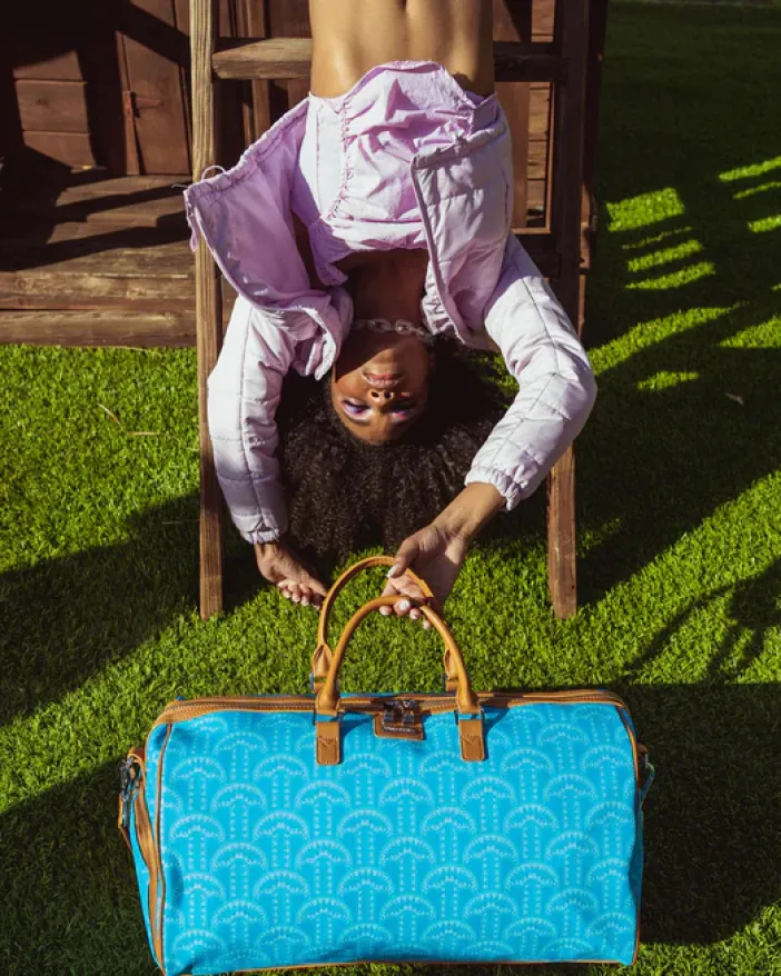 ILLUCHAINS TURQ DUFFLE>SPRAYGROUND Sale