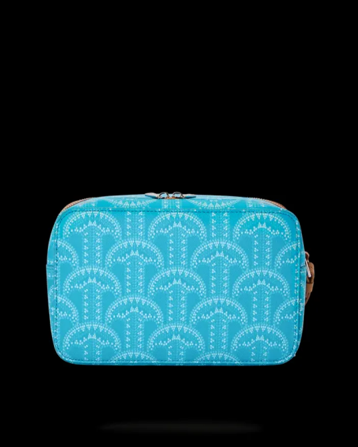 ILLUCHAINS TURQ TOILETRY BAG>SPRAYGROUND Online