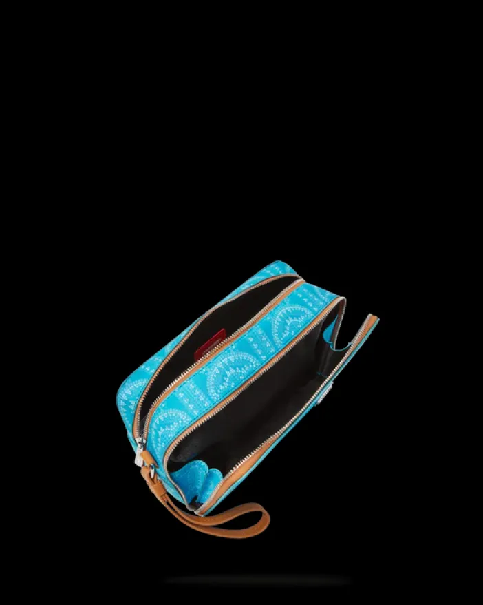 ILLUCHAINS TURQ TOILETRY BAG>SPRAYGROUND Online