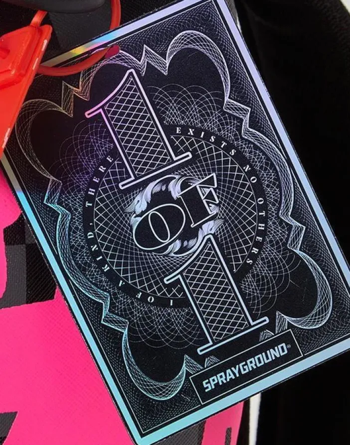 IN GOD WE TRUST BLUE BACKPACK (ONE OF ONE)>SPRAYGROUND Best