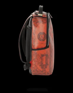 IN GOD WE TRUST RED BACKPACK (ONE OF ONE)><noscript><img width=