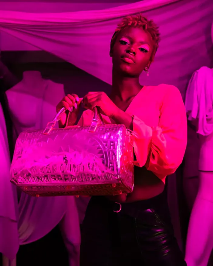 INFINITI PINK DIAMOND MINI DUFFLE>SPRAYGROUND Outlet