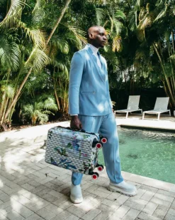 JARDIN DU PALAIS SHARKNAUTICS HARDSHELL CARRY-ON LUGGAGE><noscript><img width=