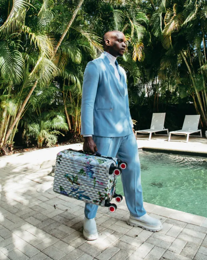 JARDIN DU PALAIS SHARKNAUTICS HARDSHELL CARRY-ON LUGGAGE>SPRAYGROUND Sale