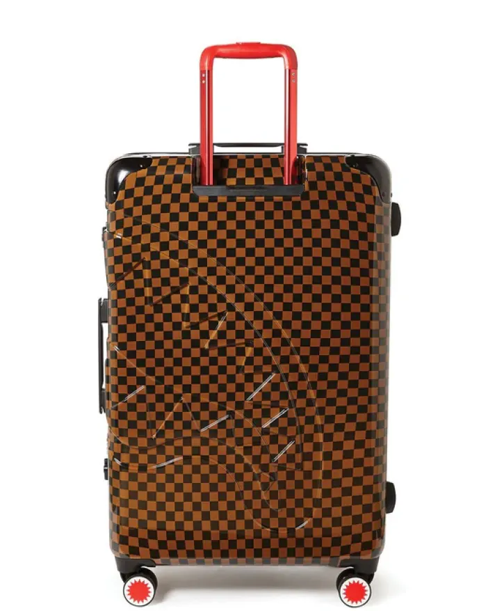 JUNGLE PARIS 29.5u201d FULL-SIZE SHARKITECTURE LUGGAGE>SPRAYGROUND